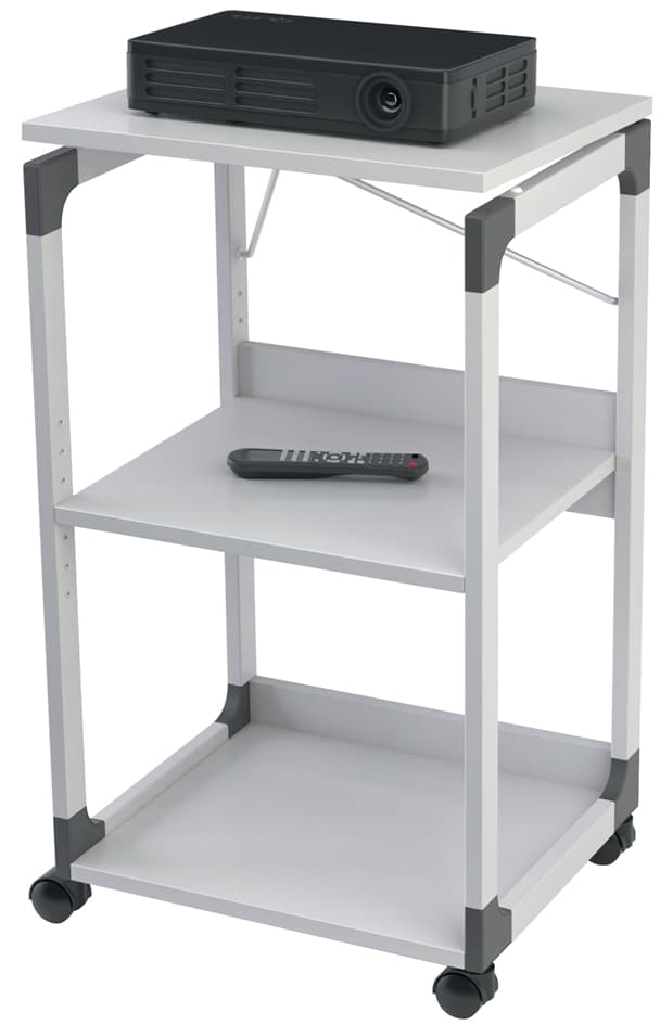 Durable Bürowagen System Für Overhead/Beamer, 3 Böden, Grau