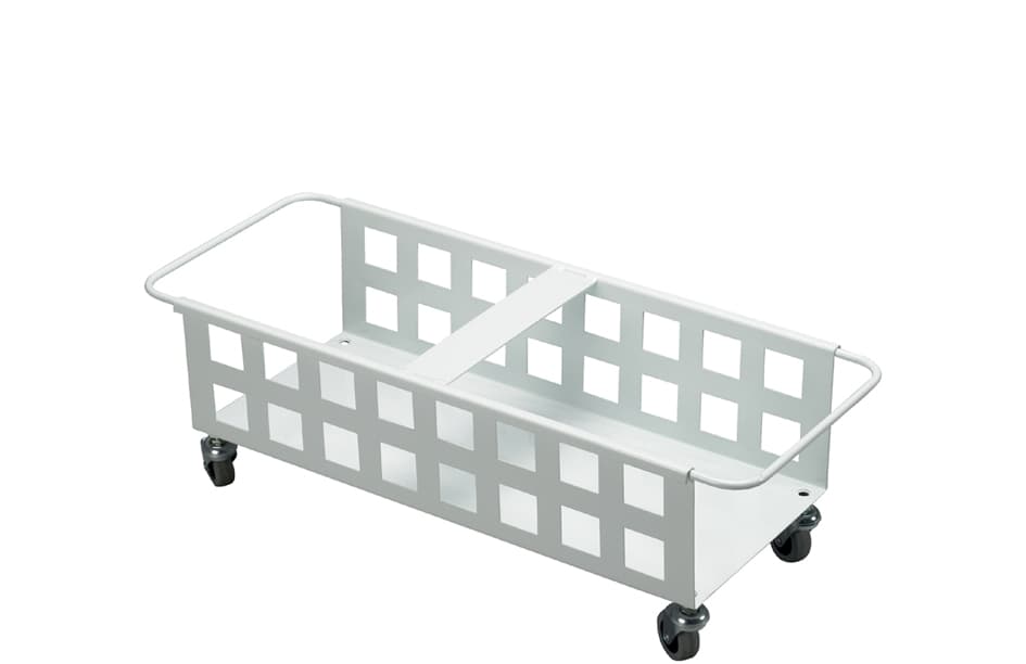 Durable Fahrwagen Durabin Square Trolley Duo 40, Weiß