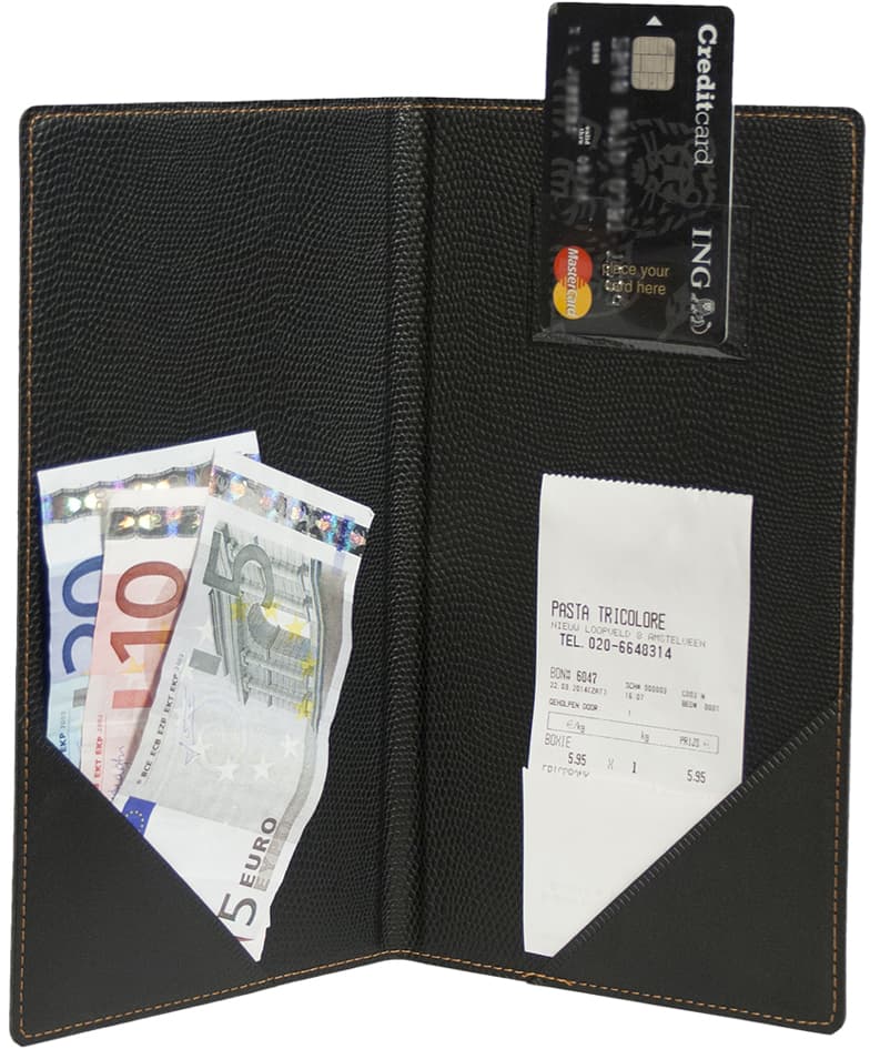 Securit Rechnungsmappe Trendy, Schwarz