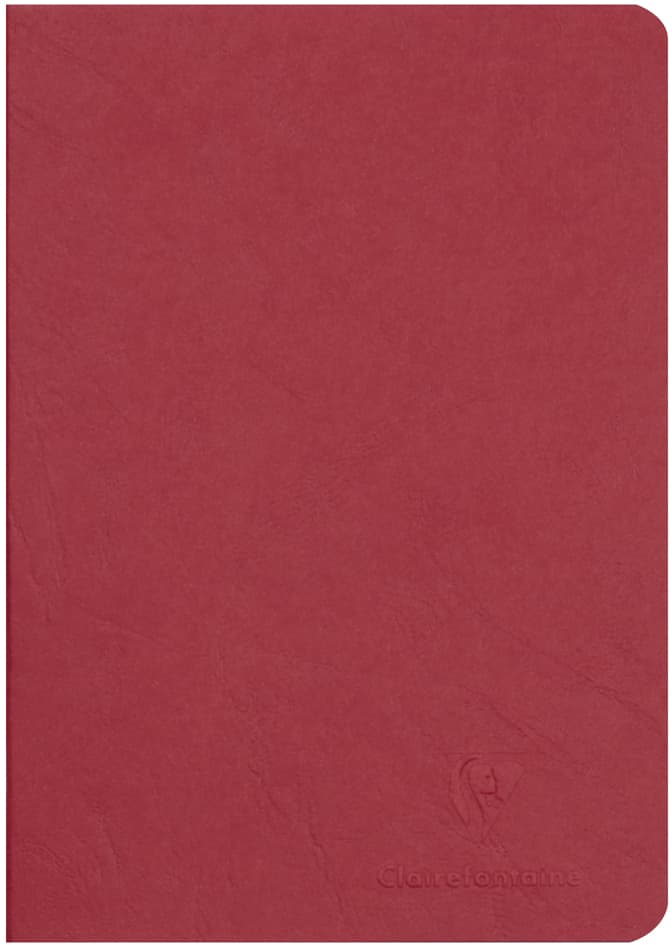 Clairefontaine Notizbuch Age Bag, Din A5, Liniert, Rot