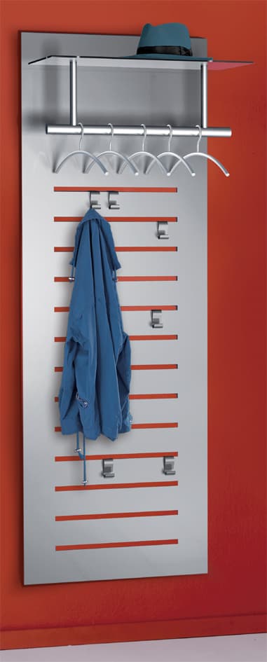Kerkmann Wandgarderobe Tec-Art, 6 Haken, Alusilber