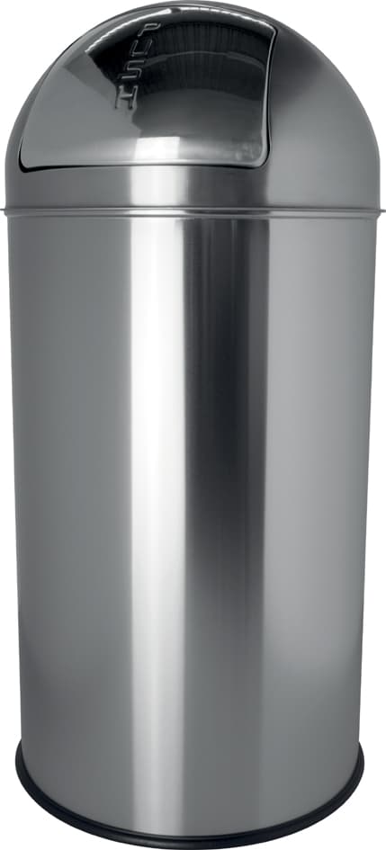 Helit Edelstahl-Abfalleimer , The Dome, , 30 Liter, Silber