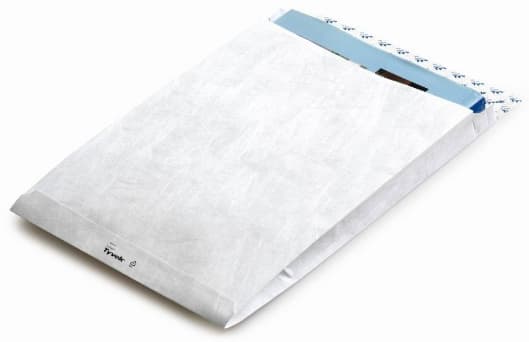 Tyvek Faltentasche E4b, 68 G/Qm, Ohne Fenster, Weiß