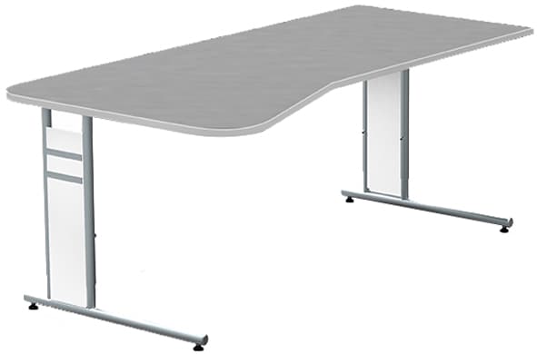 Kerkmann Pc-Schreibtisch Form 4, (B)1.950 Mm, Graphit