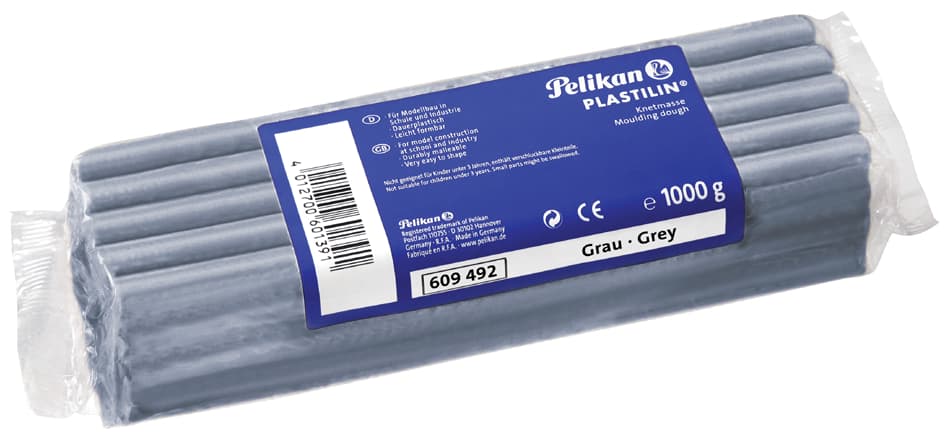 Pelikan Qualitäts-Knetmasse Plastilin, Weiß