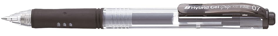 Pentel Gel-Tintenroller Hybrid Gel Grip K157, Schwarz