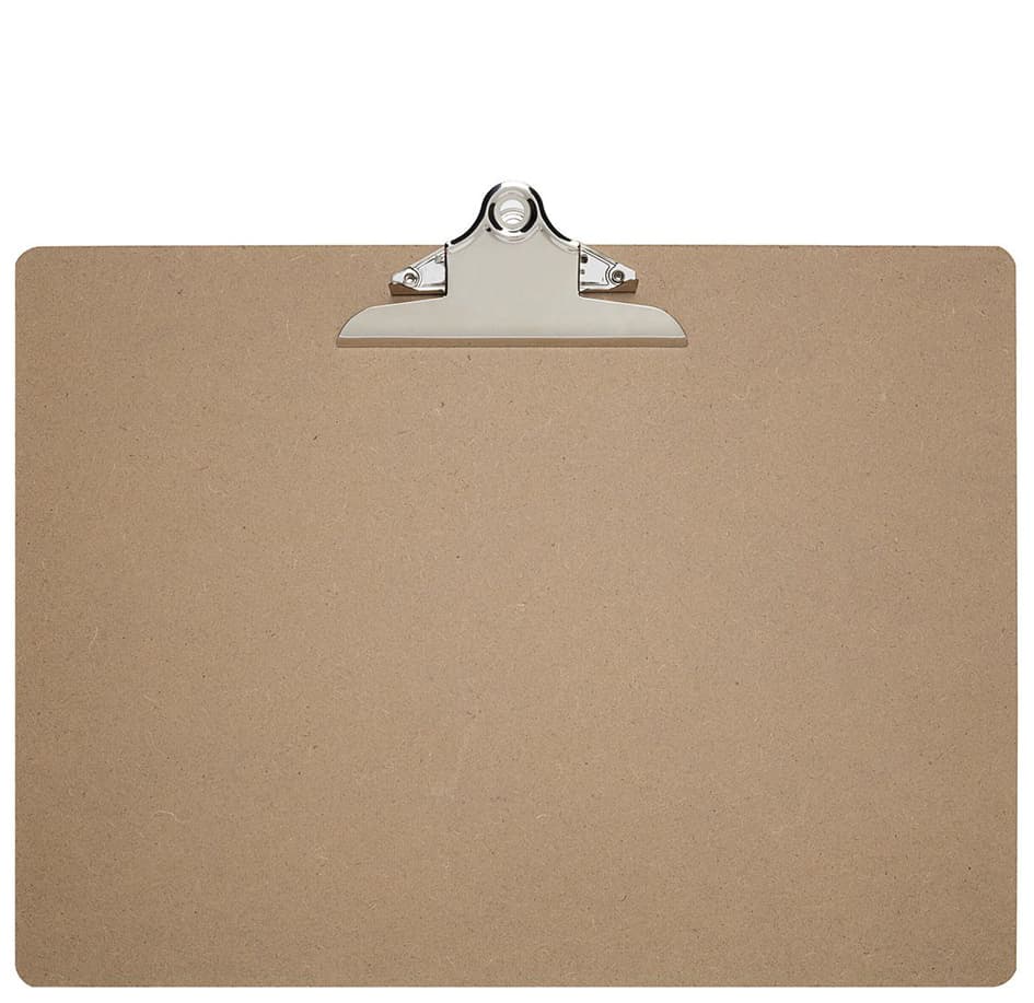 Maul Klemmbrett Maulclassic, Hartfaser-Holz, A3 Quer