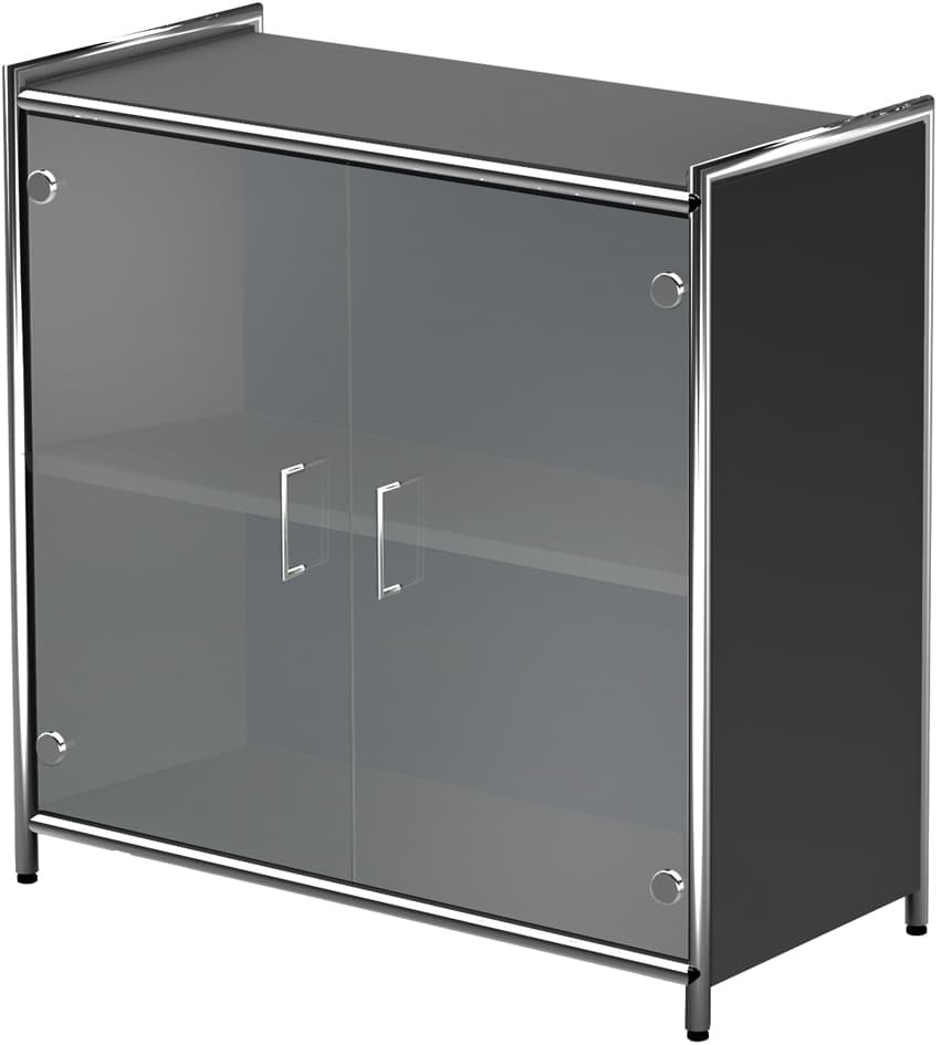 Kerkmann Sideboard Artline, 2 Ordnerhöhen, 2 Glastüren