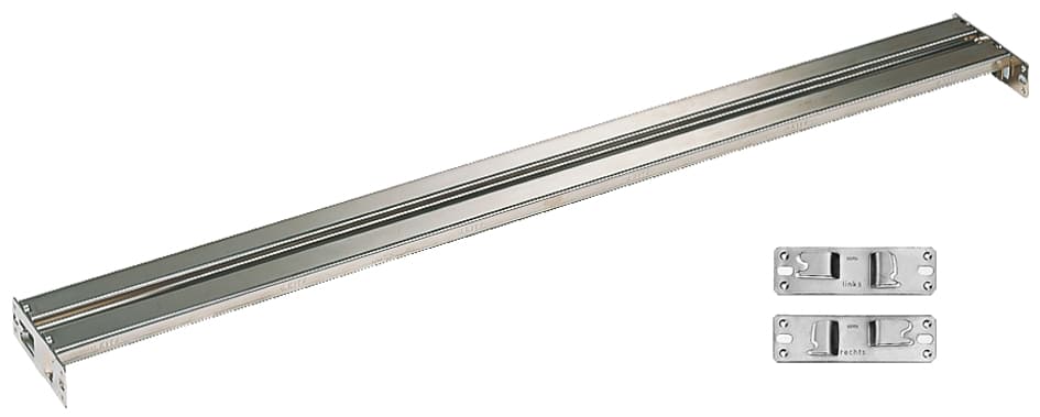 Leitz Pendelstange, Aus Vernickeltem Metall, 1000 Mm Breit