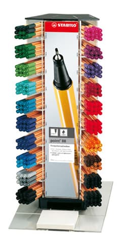 Stabilo Fineliner Point 88, 240er Kunststoff-Display
