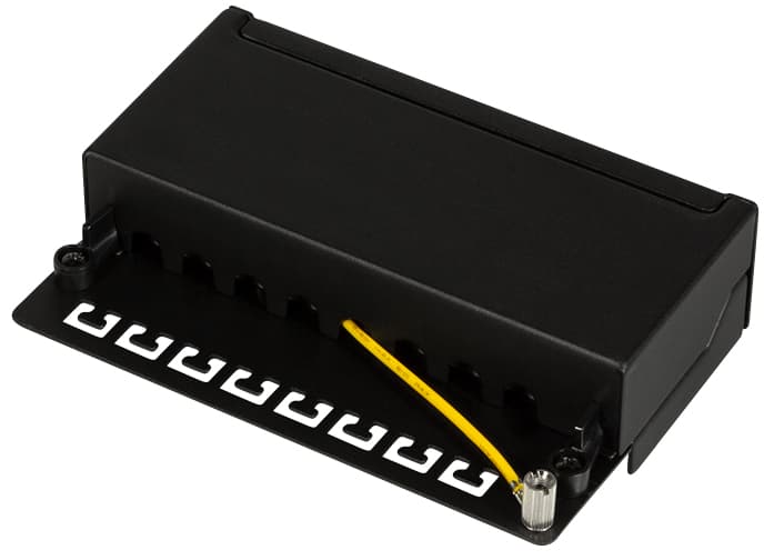 Logilink Desktop Patch Panel Kat.6,Geschirmt, 8 Port,Schwarz