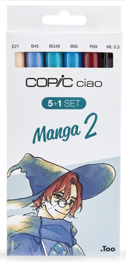 Copic Marker Ciao, 5+1 Set , Manga 2,