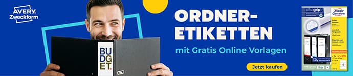 Avery Zweckform Ordnerrücken-Etiketten, 38 X 192 Mm, 10 Bl.