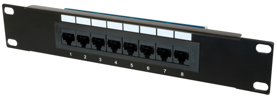 Digitus 10, Patch Panel Kat.5e, Klasse D, 8 X Rj45, 1 He