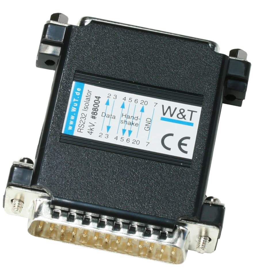 W&T Optischer Isolator Rs232 - 4 Kv, 0 - 115.200 Baud