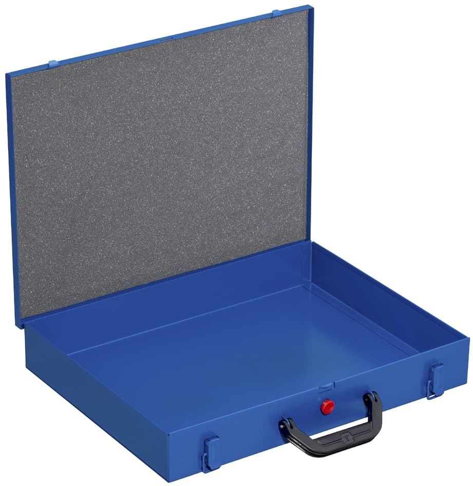 Allit Metall-Kleinteilekoffer Europlus Pro M 44h-1, Blau