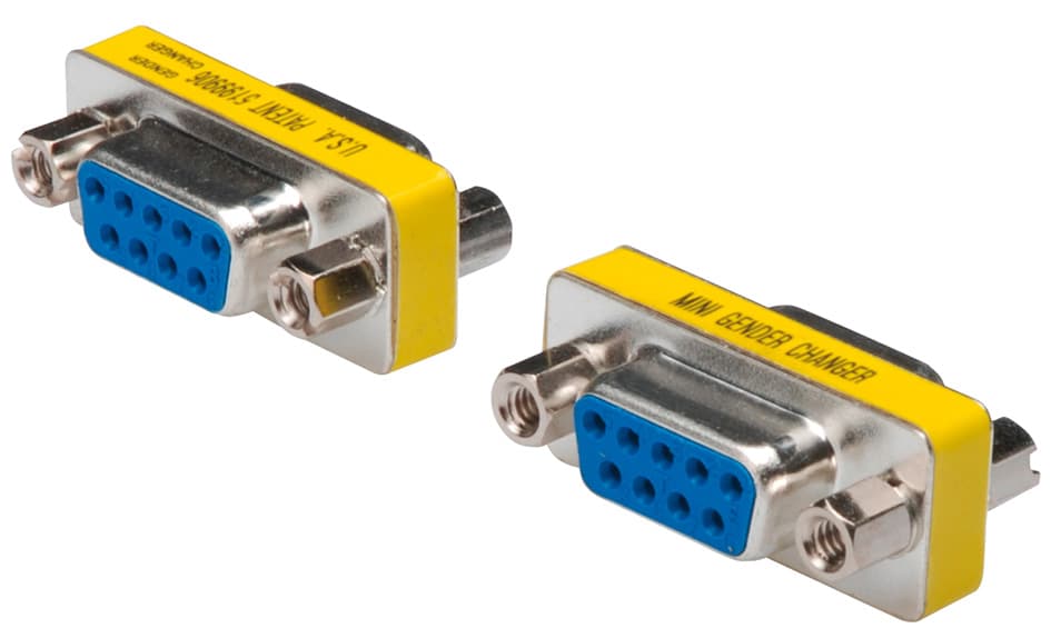 Digitus Mini Gender-Changer, 9 Pol Sub-D, Kupplung