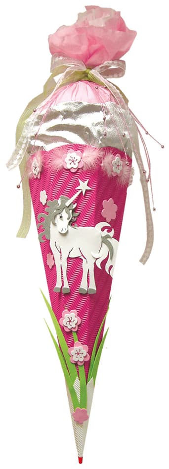 Roth Schultüten-Bastelset , Einhorn, , 6-Eckig, 680 Mm