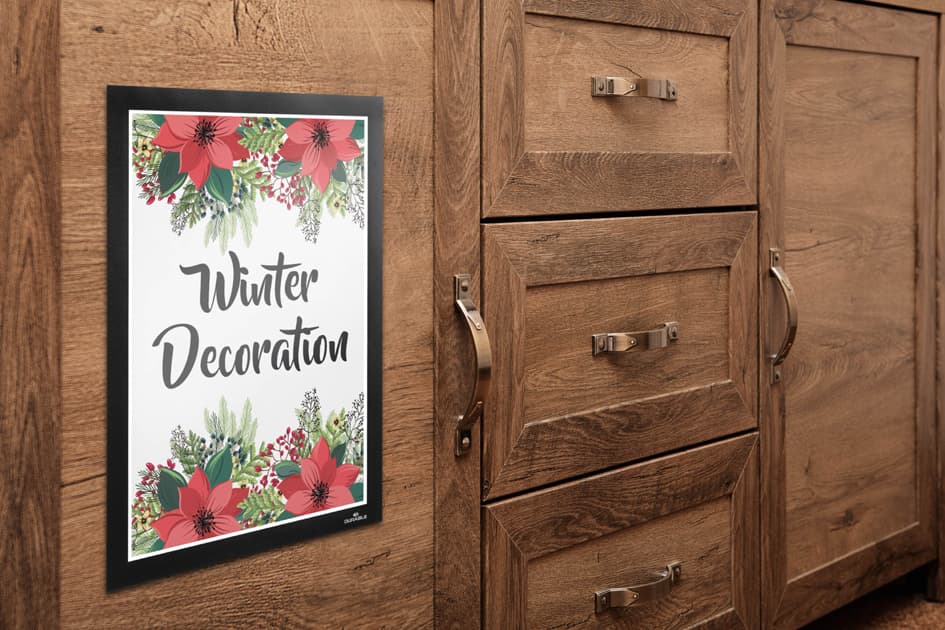 Durable Magnetrahmen Duraframe Wallpaper A4, Schwarz