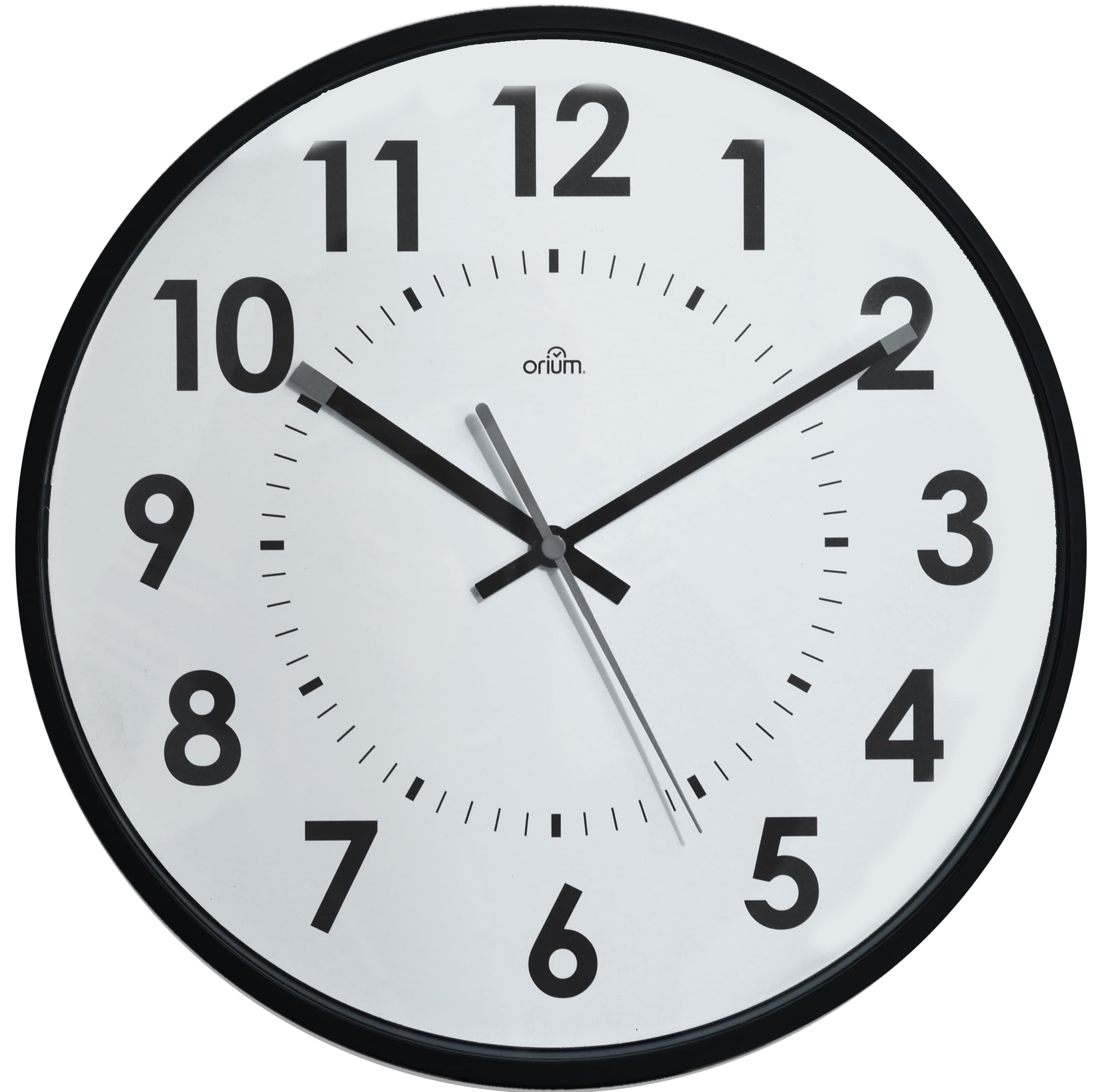 Cep Orium Wanduhr, Quarzuhr, Lautlos, Schwarz