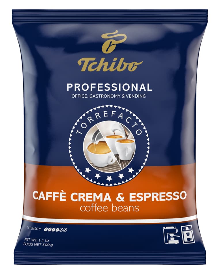 Tchibo Kaffee , Professional Crema & Espresso, , Ganze Bohne