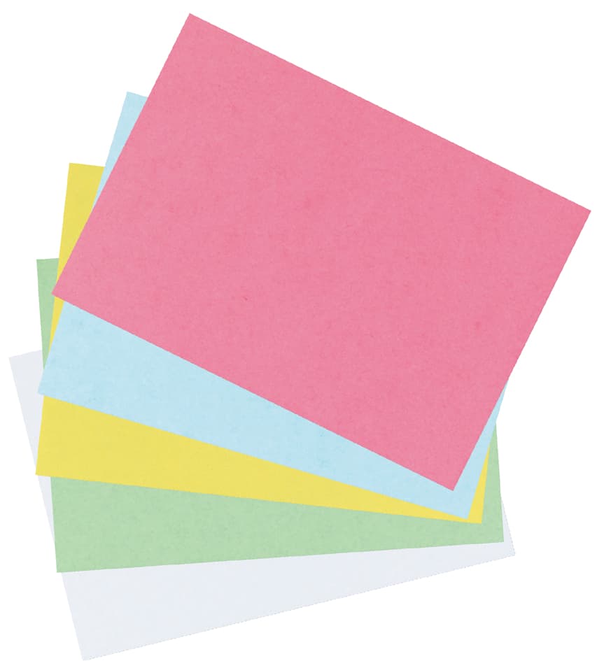 Herlitz Karteikarten, Din A7, Liniert, Grün