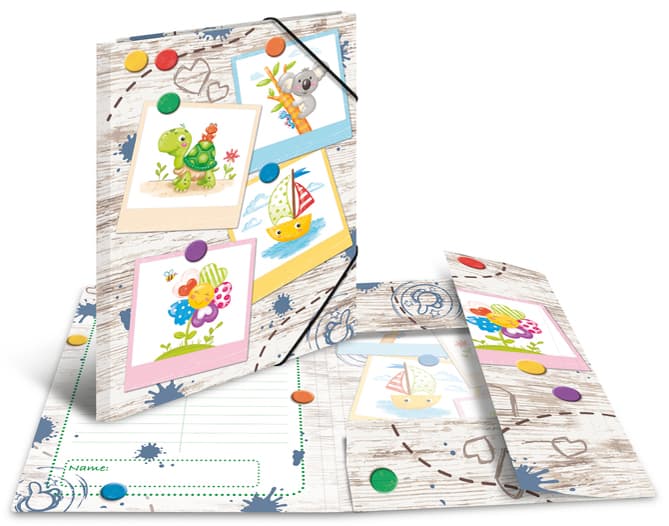 Herma Eckspannermappe , Sandkastenfreunde, , Karton, Din A3