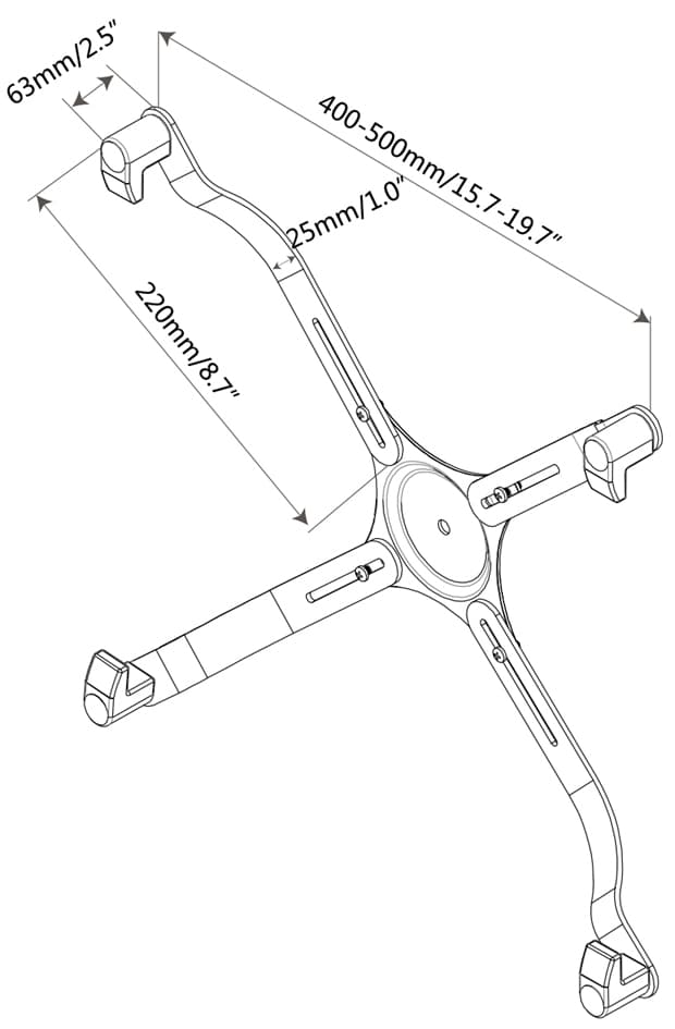 Digitus Vesa Adapter, Für 43,18 - 76,2 Cm (17, - 30, )
