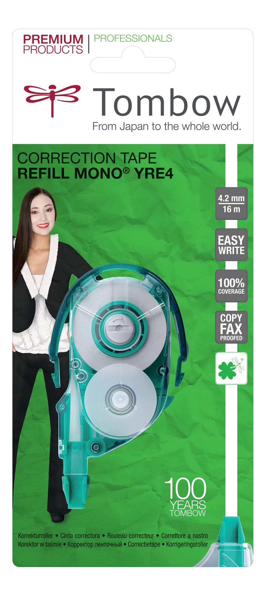 Tombow Refill-Kassette Für Korrekturroller , Mono Yxe,