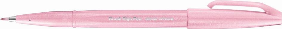 Pentelarts Faserschreiber Brush Sign Pen Ses 15, Zartrosa