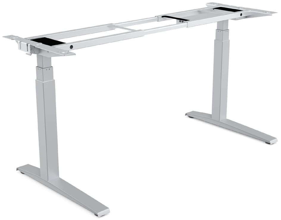 Fellowes Schreibtischgestell Levado, Gestellfarbe: Silber