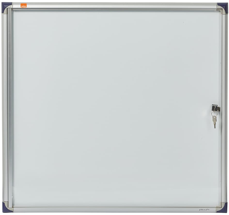 Nobo Schaukasten, Extraflach, Metall-Rückwand, 6 X Din A4