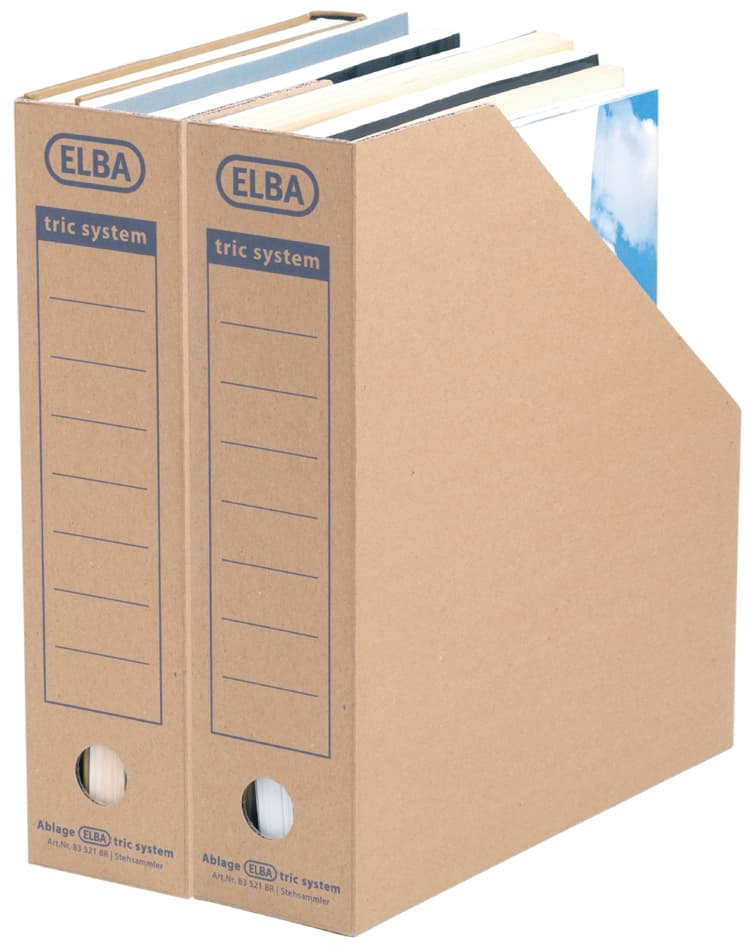 Elba Archiv-Stehsammler Tric System, Naturbraun