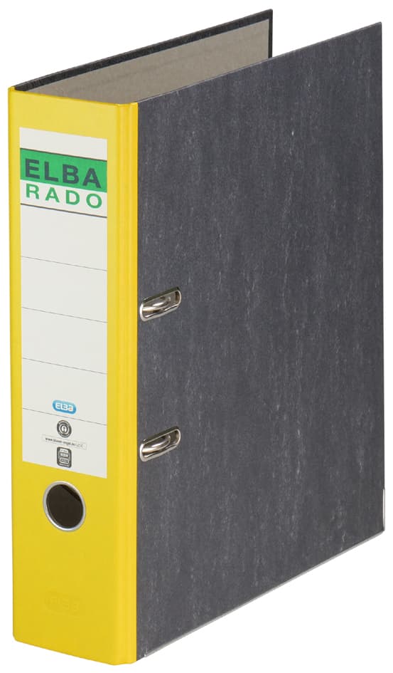 Elba Ordner Rado Wolkenmarmor, Rückenbreite: 50 Mm, Grau