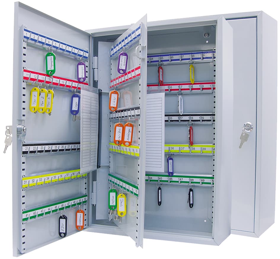 Wedo Schlüsselschrank Für 150 Schlüssel, Lichtgrau