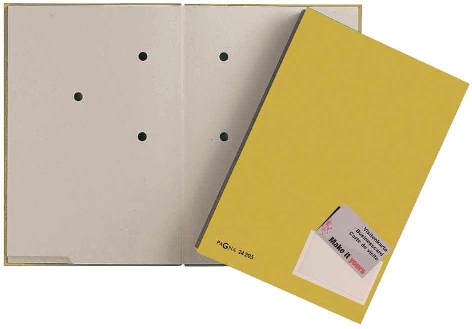 Pagna Unterschriftenmappe Color, Din A4, 20 Fächer, Gelb