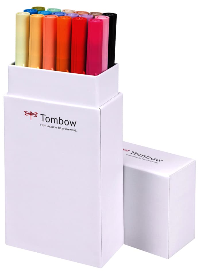 Tombow Doppelfasermaler , Abt Dual Brush Pen, , Sekundärfarben