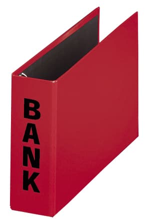 Pagna Bankordner , Basic Colours, , Für Kontoauszüge, Rot