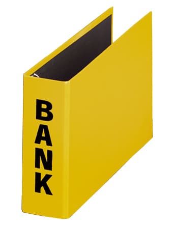 Pagna Bankordner , Basic Colours, , Für Kontoauszüge, Gelb