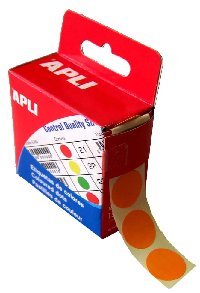 Apli Markierungspunkte, Durchmesser: 15 Mm, Orange