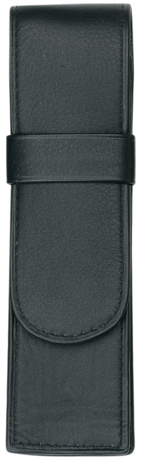 Alassio Schreibgeräte-Etui, Für 2 Schreibgeräte, Schwarz