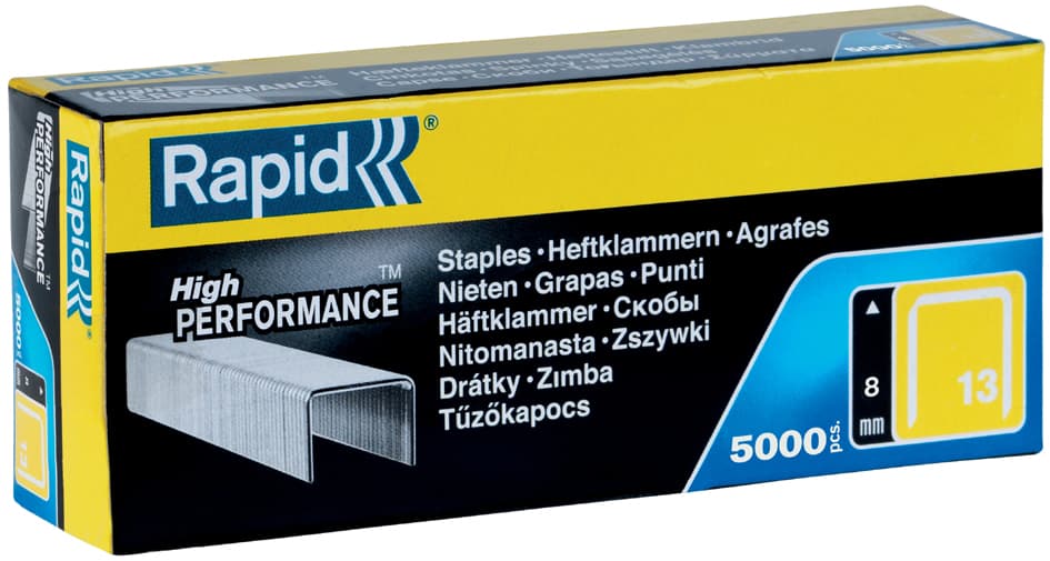 Rapid Heftklammern 13/8, Verzinkt