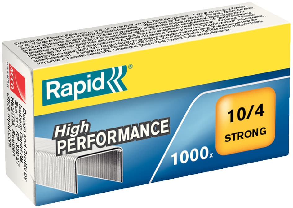 Rapid Heftklammern Strong 10/4, Galvanisiert