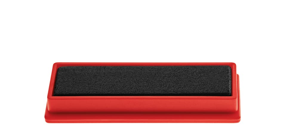 Magnetoplan Rechteckmagnet, Rot