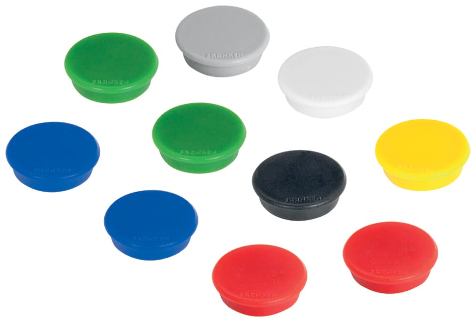 Franken Haftmagnet, Haftkraft: 1,5 Kg, Durchm. 38 Mm, Blau
