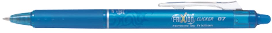 Pilot Tintenroller Frixion Ball Clicker 07, Hellblau