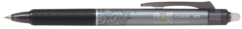 Pilot Tintenroller Frixion Ball Clicker 05, Schwarz