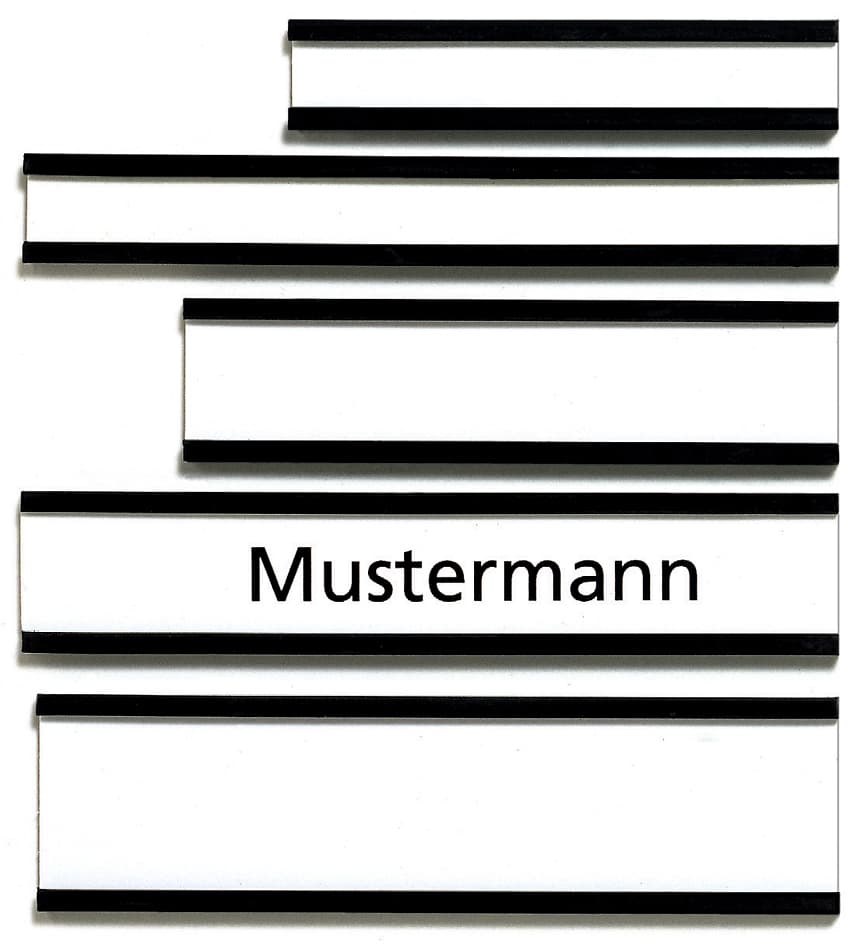 Franken Magnetschild C-Profil Beschilderung, 75 X 30 Mm