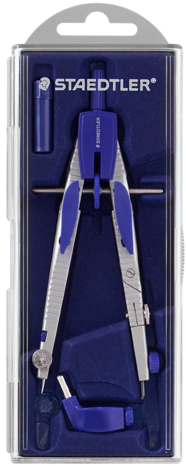 Staedtler Schnellverstellzirkel 553 01, Drucktastenmechanik