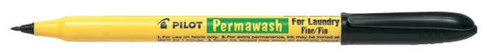 Pilot Wäschemarker Permawash, Schwarz